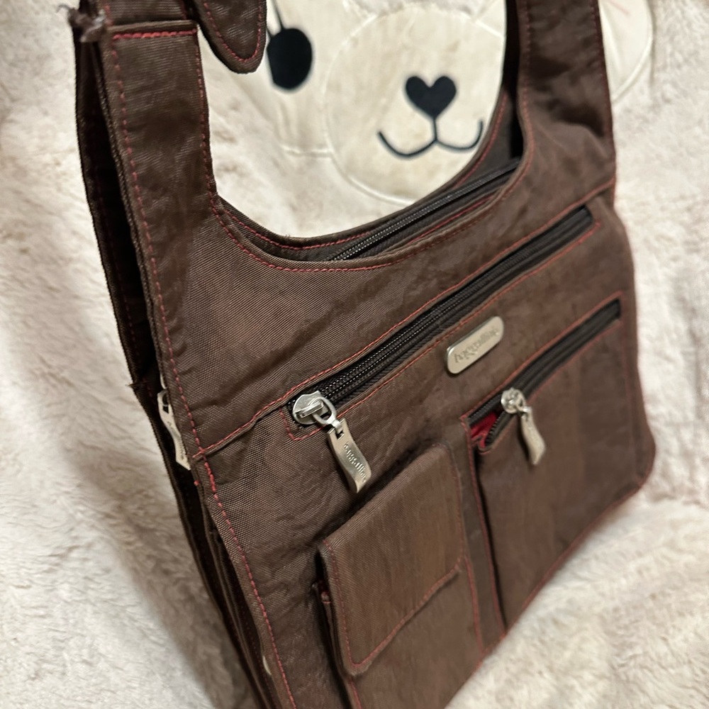 Baggallini Brown Crossbody Bag - Picture 5 of 13